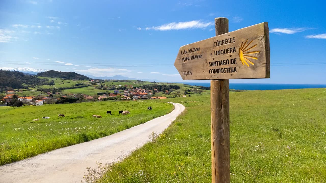 Camino de Santiago a su paso por Cantabria